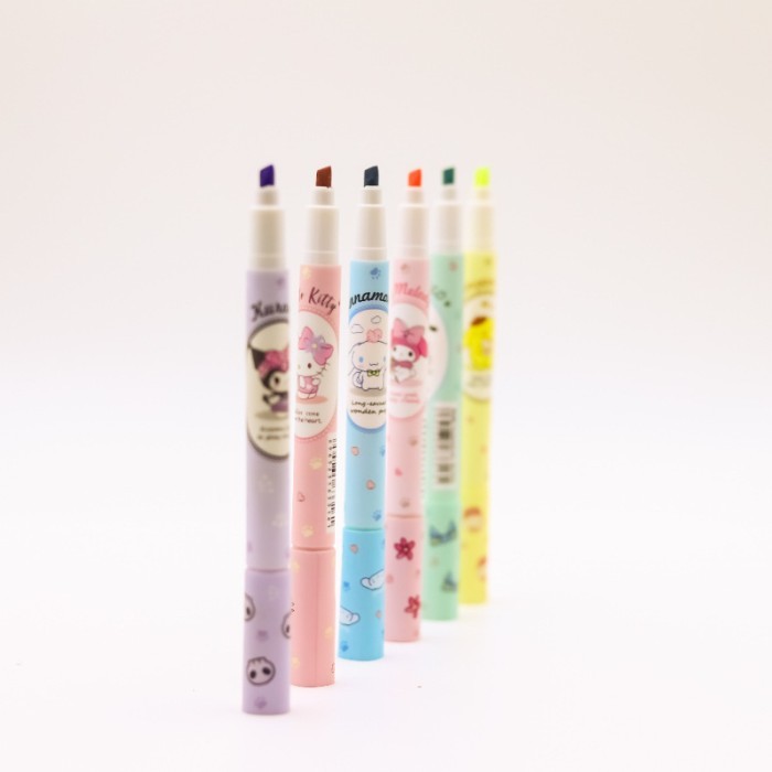 

Rsm Highlighter Set 6Pcs Warna Warni Karakter Kartun