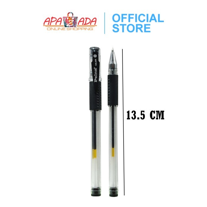 

Apazada - Gel Pen / Pulpen Gel 0.5Mm [1 Pack - 12 Pcs Pulpen] / Pena Pelna Gel.100