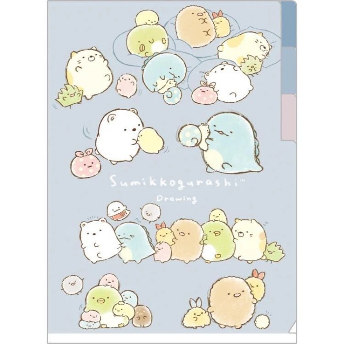 

Index File A5 3P San-X Sumikko Gurashi Drawing Dokumen Paper Organizer File Holder Limited Edition