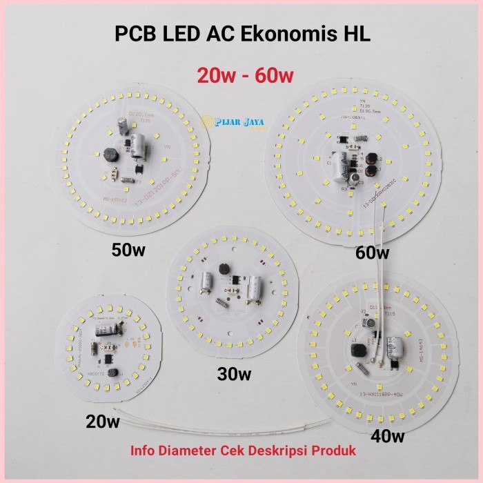 PROMO SPECIAL PCB Lampu LED 30 40 Watt Ekonomis HL Mesin Lampu LED 30W 40W Modul LED