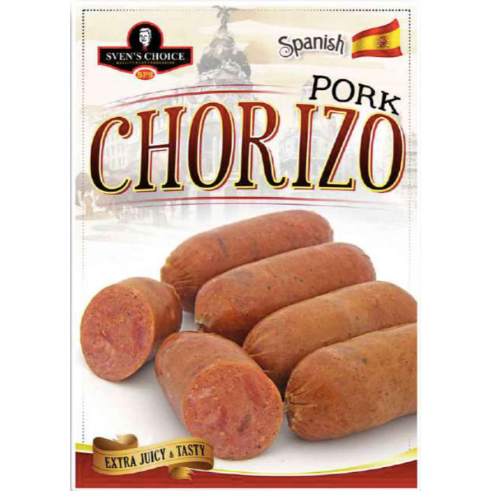 

SOSIS BABI SVEN'S CHOICE SVEN SPANISH PORK CHORIZO SAUSAGE 350 GR