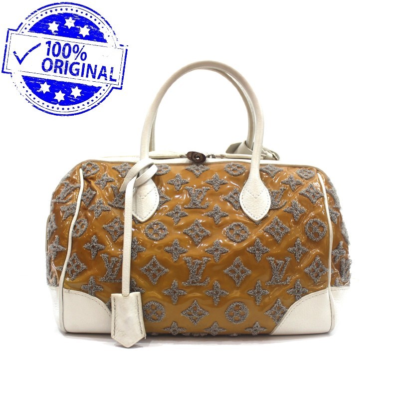 Preloved Louis Vuitton Speedy Bronze Monogram Bouclettes 2012