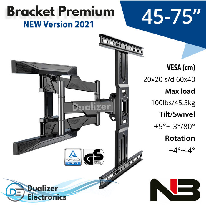 Bracket Tv 49 50 55 60 65 70 75 Inch Lg Samsung Sony Changhong Coocaa
