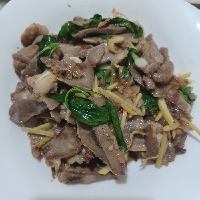 

LAUK: LIDAH BABI CAH JAHE (KIMUKFAN) / KECAP NGOHIONG (TALU) / REBUS