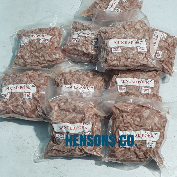 

DAGING BABI GILING MINCED PORK VACUUM AROMA BALI @500GRAM
