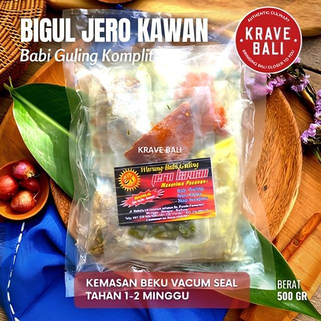BIGUL JERO KAWAN BABI GULING FROZEN - KRAVE BALI