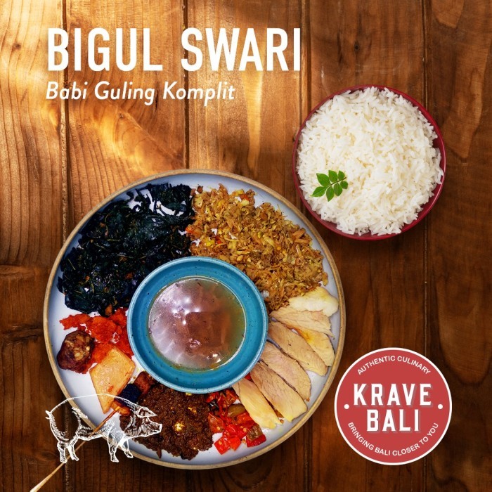 

BIGUL SWARI BABI GULING - KHAS BALI - READY TO EAT - KRAVE BALI