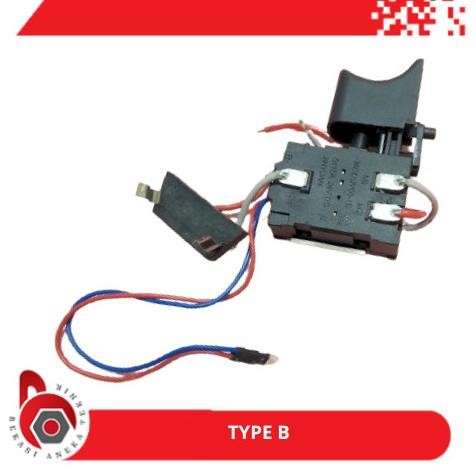 Saklar Bor Baterai Cordless 24V Saklar Trigger Bor Baterai Switch Bor