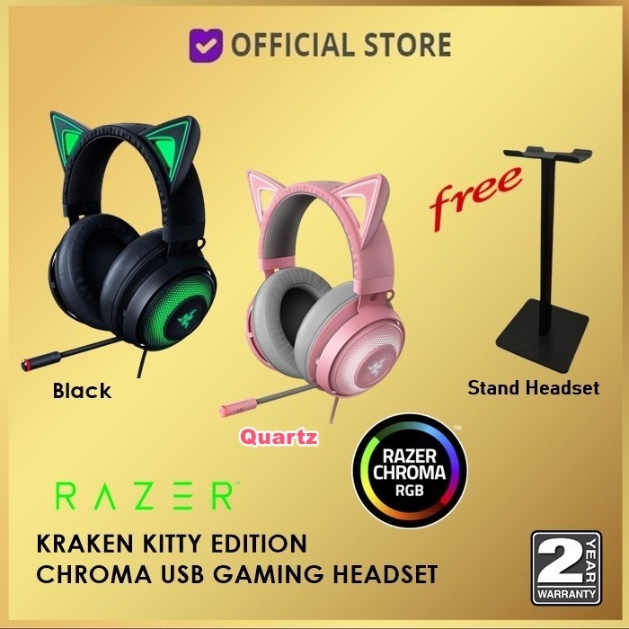 Razer Kraken Kitty - Headset - Black