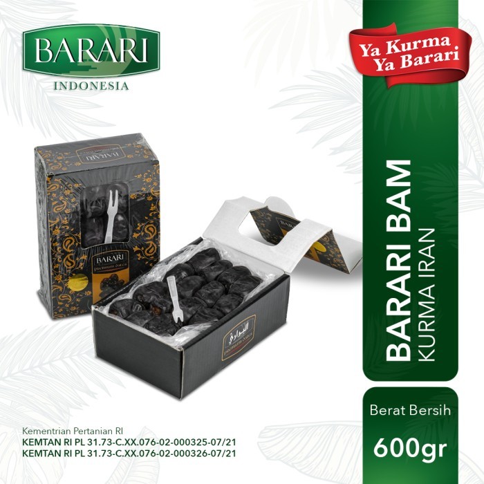 

KURMA BARARI MOZAFATI / BAM / ANGGUR (BARARI BAM) 625GR IRAN