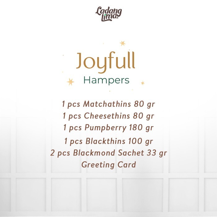 

JOYFUL NEW YEAR - HAMPERS EXCLUSIVE LADANG LIMA