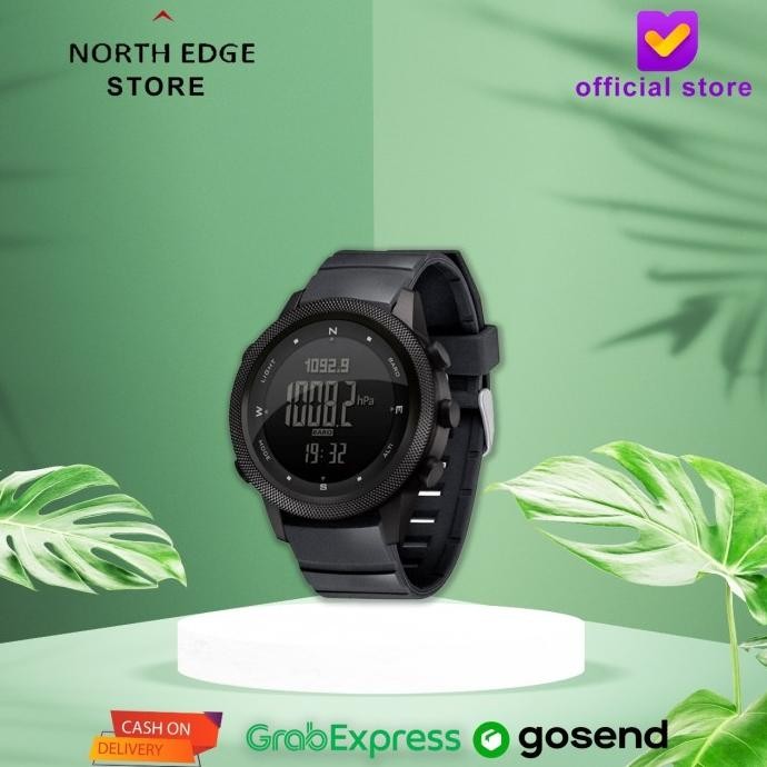 NORTH EDGE APACHE-46 Jam Tangan Pria Ukur ALTIMETER BAROMETER KOMPAS