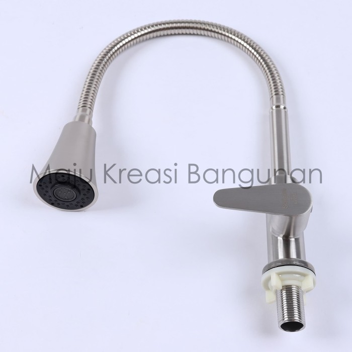 Kran Angsa Fleksibel Soligen Stainless Keran Cuci Piring Flexible 505