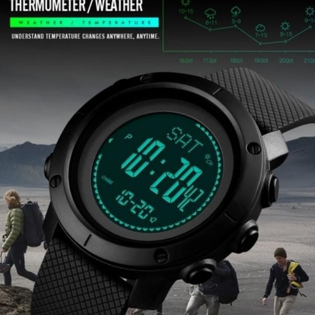 Jam Tangan Digital Pria Kompas Stopwatch Naik Gunung Militer Army Maco