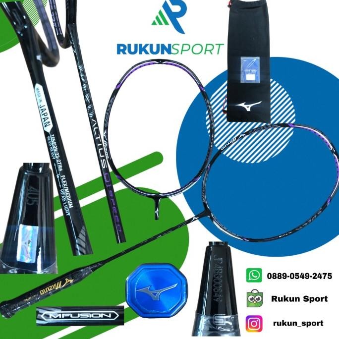 Diskon Raket Badminton Mizuno Altius 01 Speed (Black Limited Edition)