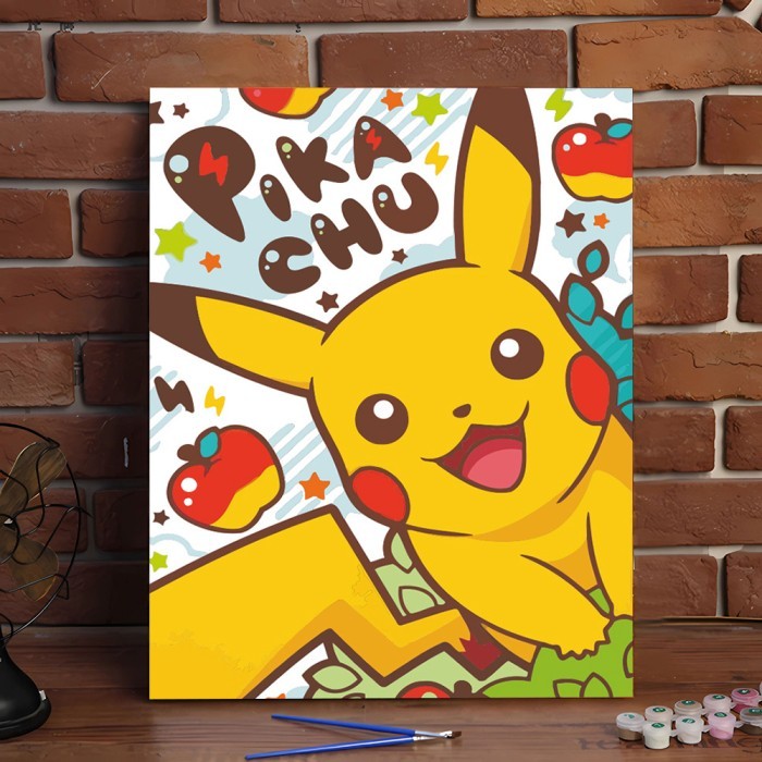 

TERMURAH Paint By Numbers Kit Oil Painting DIY Lukisan Kanvas 40 x 50 Seri R