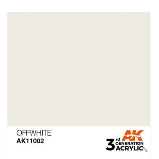 

HRG DISKON OFFWHITE AK11002 - cat model kit paint