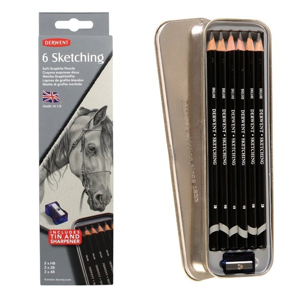 

SALE Derwent Sketching 6 Tin