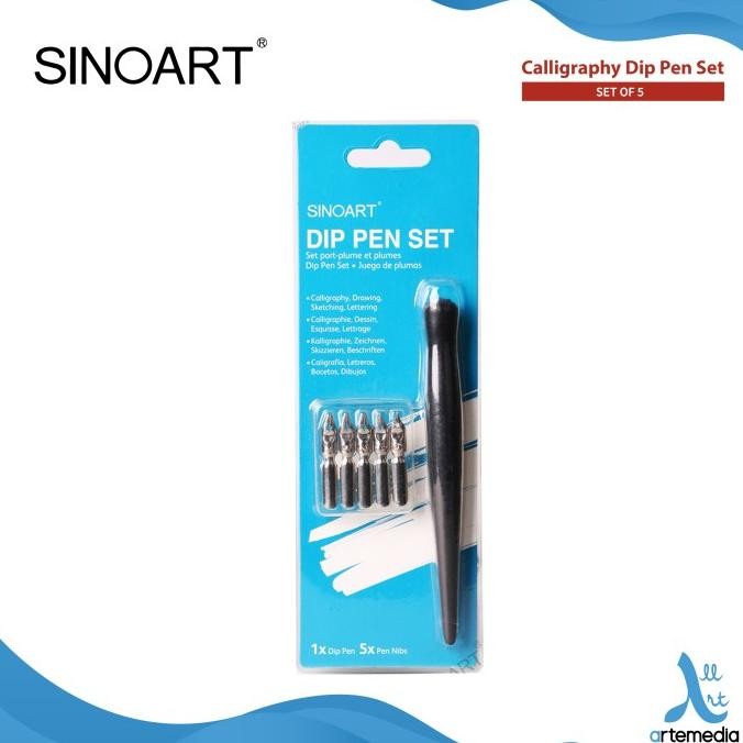 

Kirim Pena Kaligrafi Sinoart Calligraphy Dip Pen Set Neo