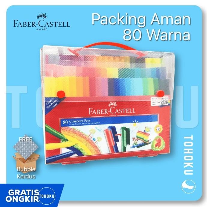 

DISKON Spidol 80 Warna - Faber Castell Connector Pen 80