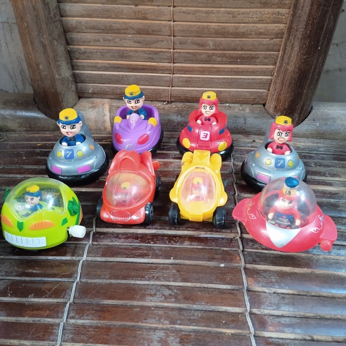 (TKD) hokben toys maskot cars set