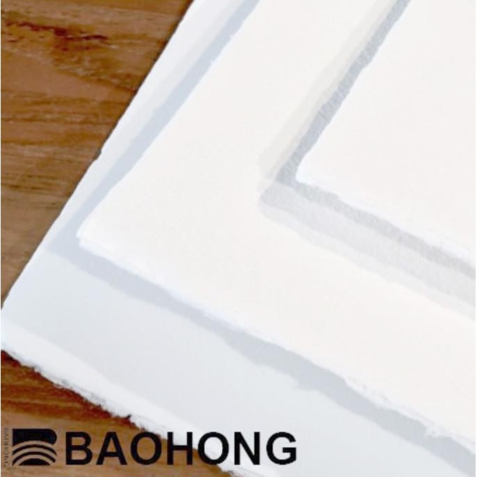 

PROMO BAOHONG ARTISTS WATERCOLOR PAPER SHEET 56x76CM DECKLED EDGES
