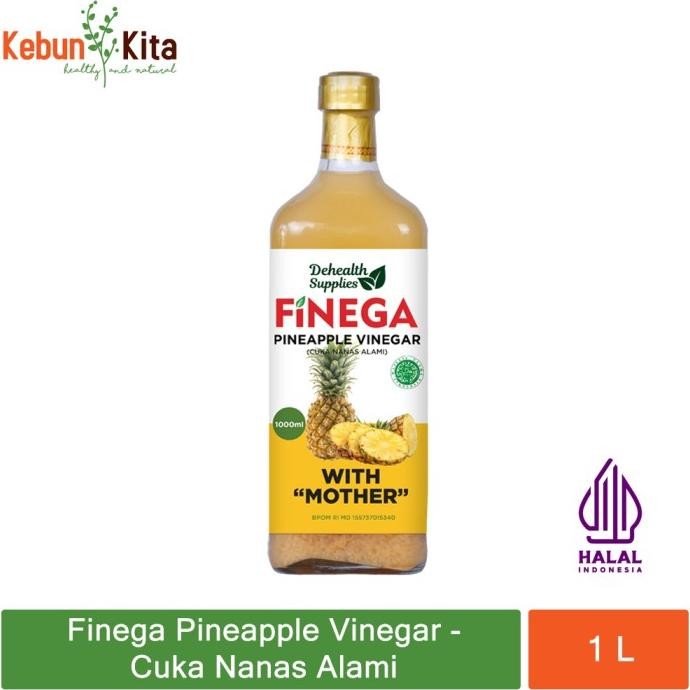 

Finega Pineapple Vinegar with The Mother 1 L (Cuka Nanas Alami)