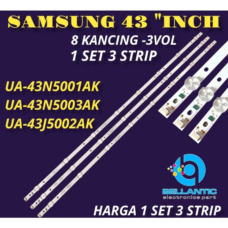 BACKLIGHT TV LED 43"INCH SAMSUNG UA-43N5001AK-UA-43N5003AK BACKLIGHT TV LED 43"INCH