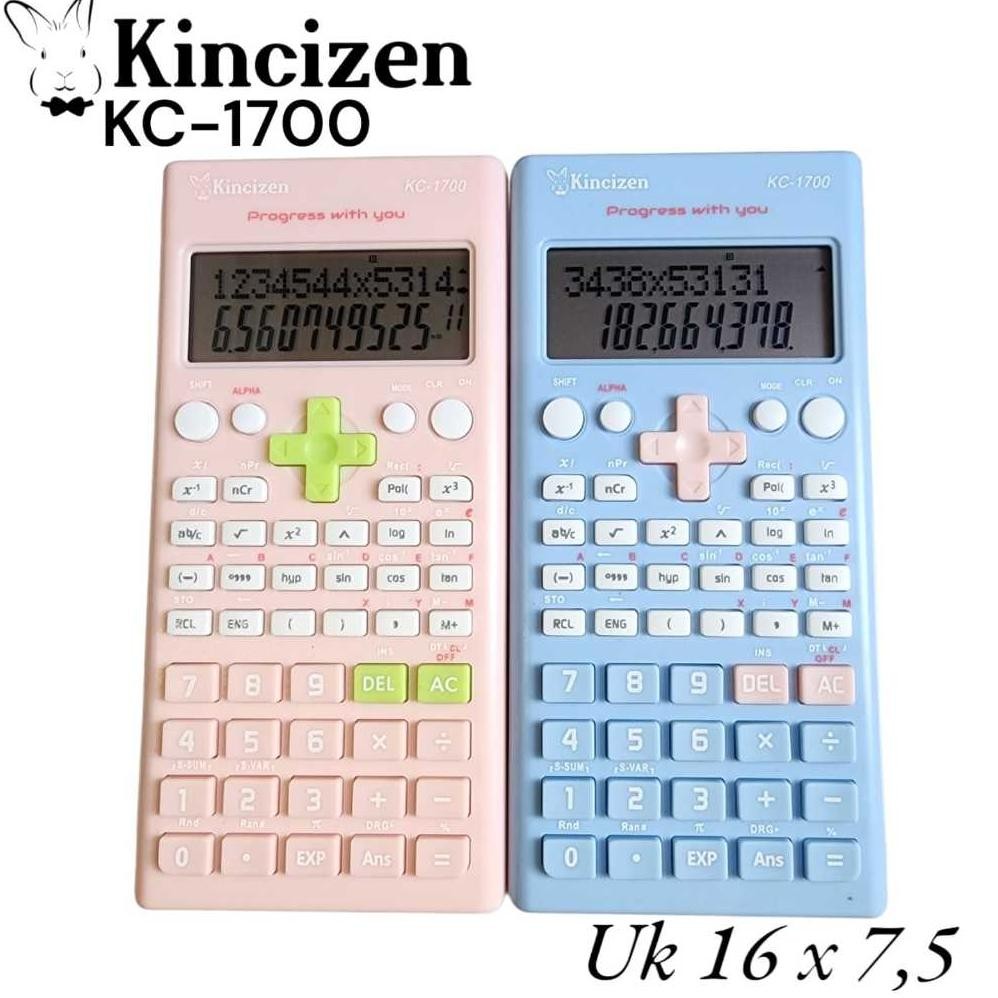 

TERLARIS Deli Calculator Scientific Kalkulator 240 Fungsi Kalkulasi 3 Warna 1700 DELI KINCIZEN tg-342