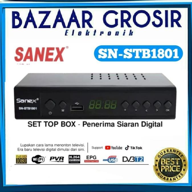 SET TOP BOX DIGITAL SANEX SN-STB1801 STB SANEX 1801 STB SANEX DIGITAL RESTOCK