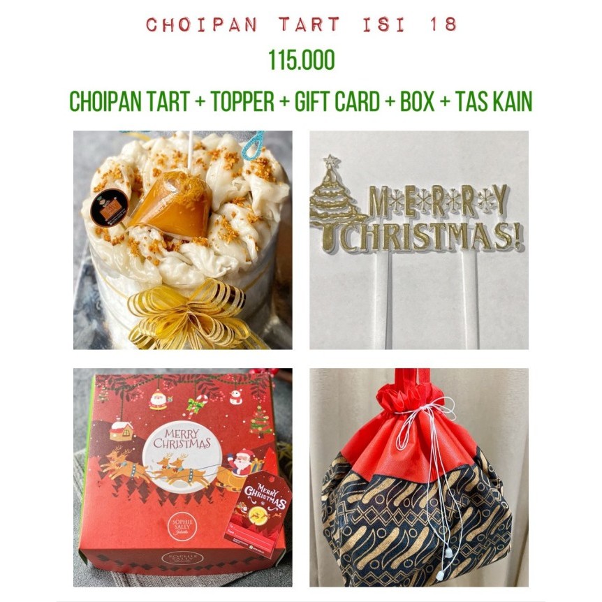 

CHOIPAN TART HAMPERS NATAL / CHRISTMAS EDITION / CHAIPAN READY!