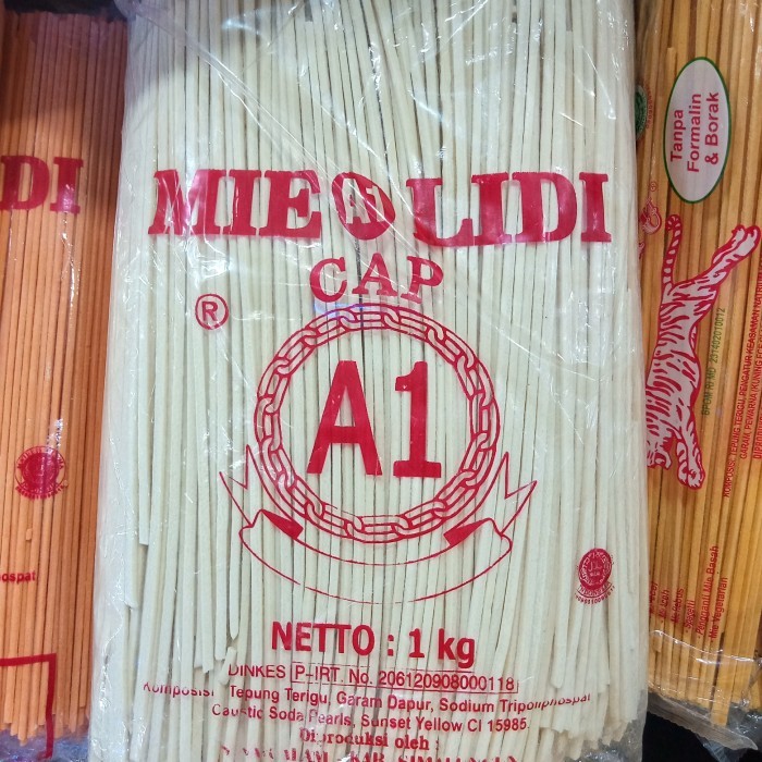 

Mie Lidi Cap A1 Putih 1 kg