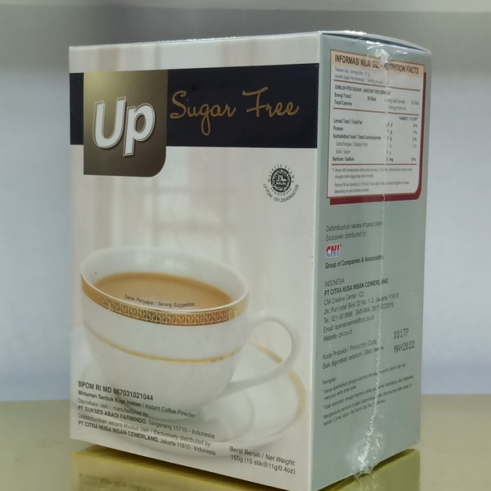 

PROMO! kopi CNi UP ginseng coffee sugar free isi 15stik