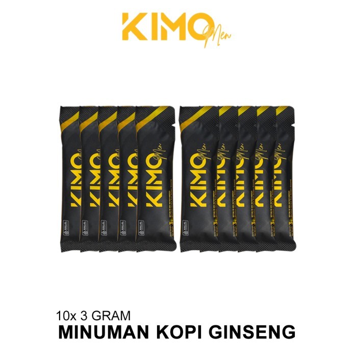 

HOT SALE! KIMO Minuman Botanical Serbuk Rasa Kopi & Ginseng 10 Sachet