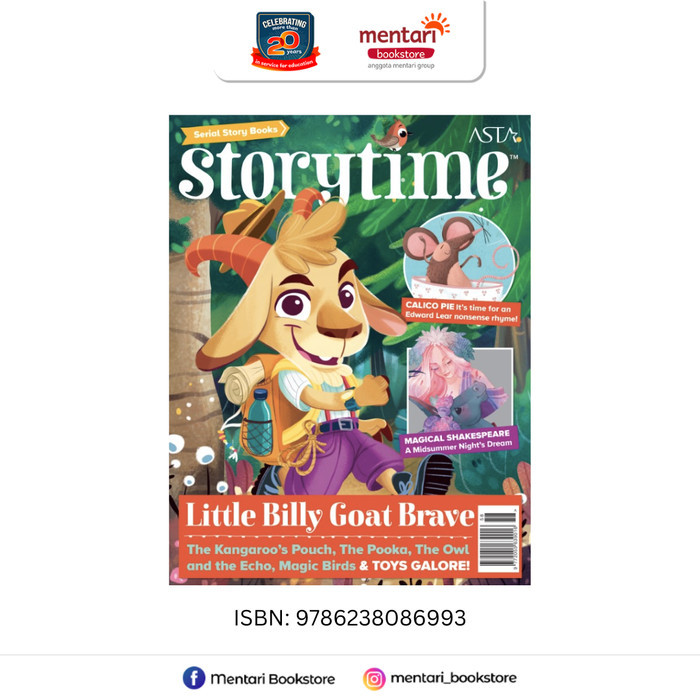

ASTA Little Billy Goat Brave Storytime Series Buku Cerita Inggris