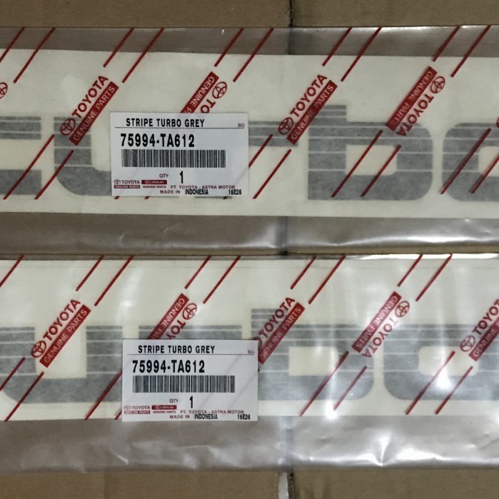 Jual Sticker Turbo Landcruiser Vx80