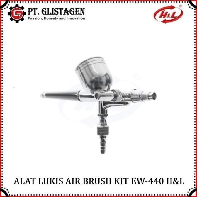 

Promo Air Brush Kit Pen Brush Spray Gun Lukis HL EW-440 Merk H&L COD
