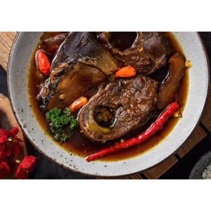 

Pindang Bandeng Presto Kuah Asam Pedas Manis - 3 Potong Campur Original Dan Terpercaya