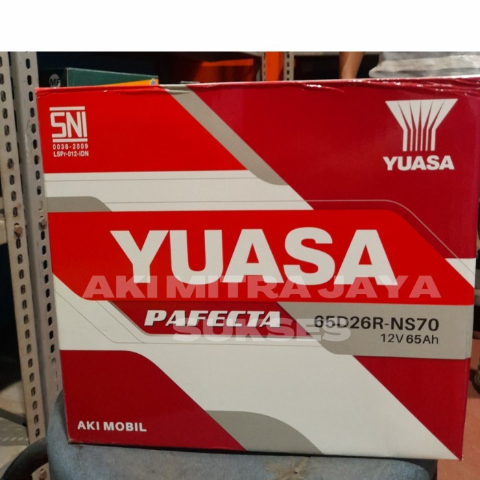 Jual 65D26R Ns70 - 12V 65Ah - Yuasa Pafecta - Aki Accu Basah