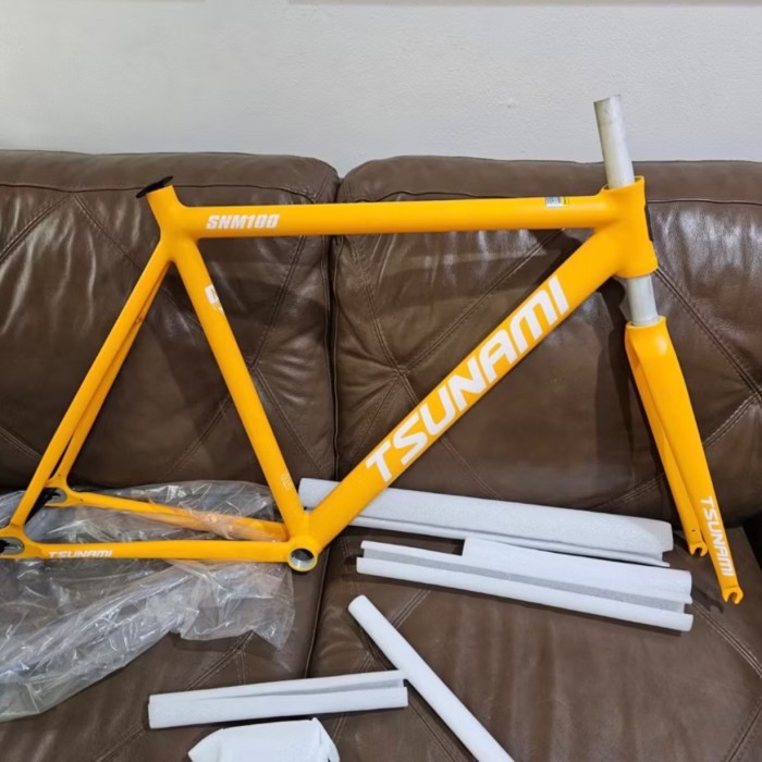 Frame Sepeda Fixie Tsunami Bike SNM100 Aluminum Alloy