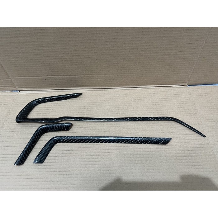 Cover panel list ac brio mobilio brv carbon fiber carbon kevlar