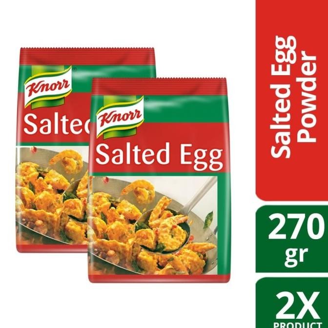 

Knorr Golden Salted Egg Powder Pouch 270g Twin Pack