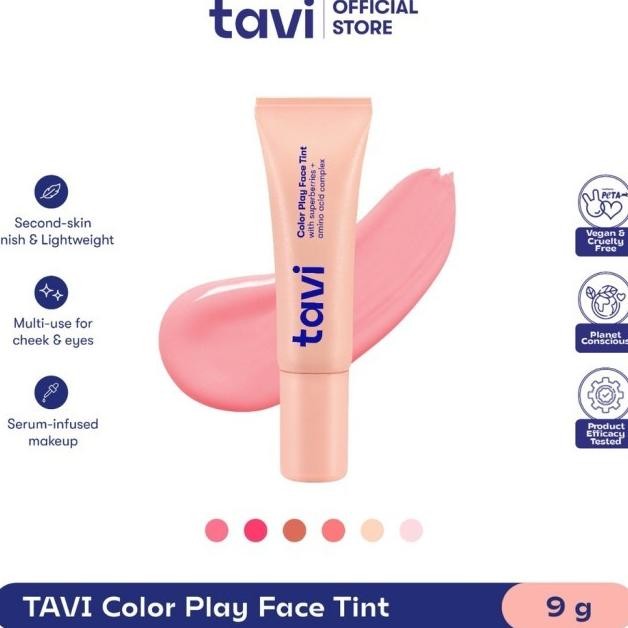 

Tavi 3In1 Color Play Face Tint 9G Bluh On Cair Hhlhter Eyehadow Pmented Ringan Tahan Lama Untu Ulit Awo Matang Uning Langat