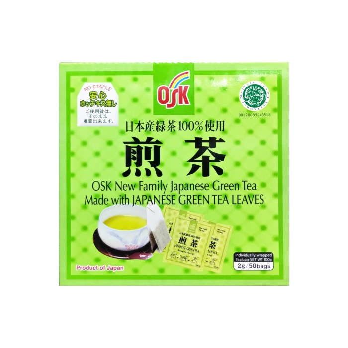 

OSK JAPANESE GREEN TEA 50 SACHET HALAL BPOM