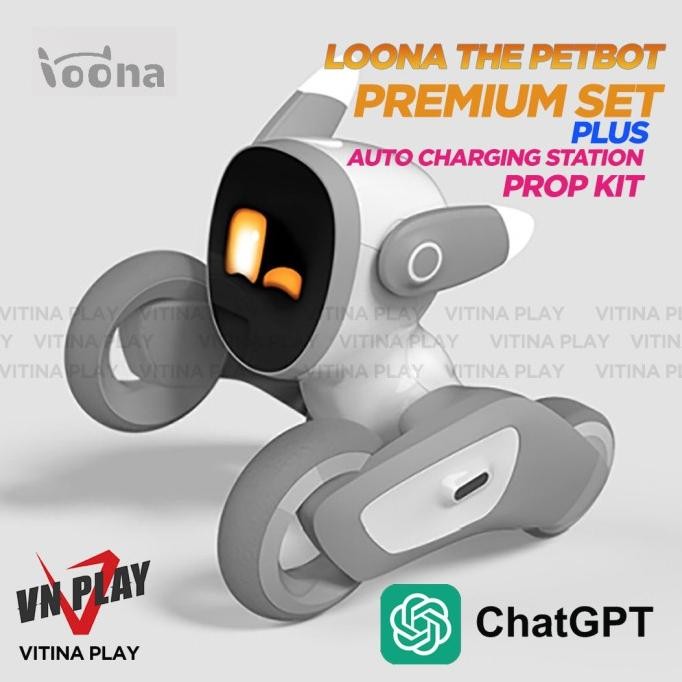 LOONA THE PETBOT AI ChatGPT Smart Dog Robot Anjing Premium Edukasi