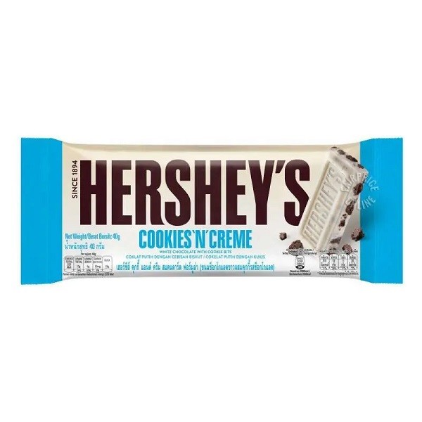 

HERSHEY COOKIES AND CREME 40 GR