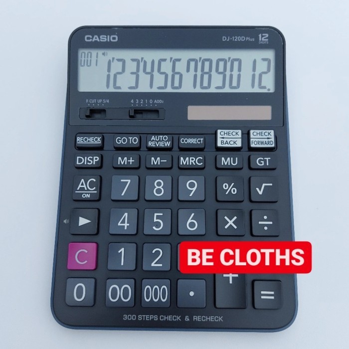 

Casio DJ 120 D PLUS Kalkulator Check Correct DJ120D PLUS ORIGINAL