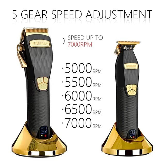 WMARK NG 2032 NG 2033 Professional Hair Clipper Detailer Magic Taper Trimmer Full All METAL Alat