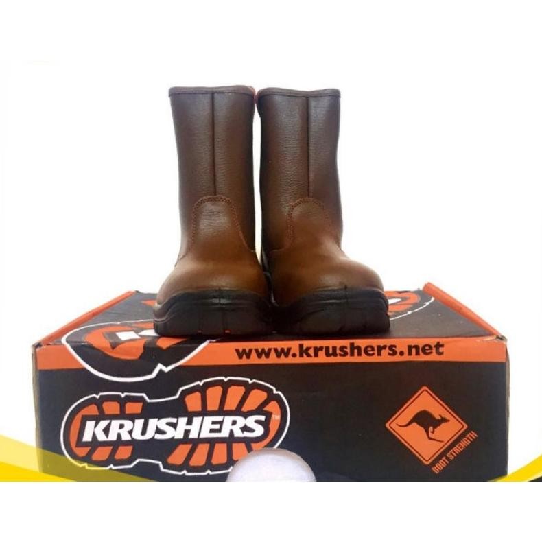 ii-99 Sepatu Safety Krushers MT ISA NEW | Sepatu Proyek Ujung Besi Original Murah