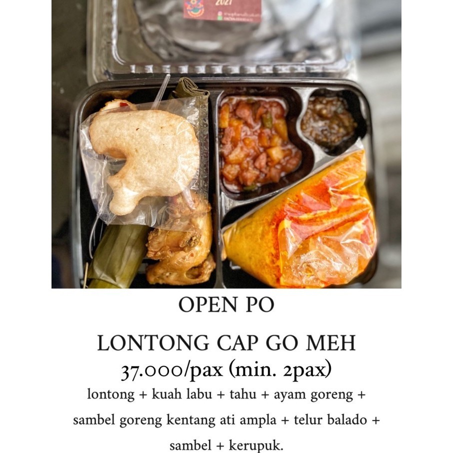 

Porsian Lontong Cap Go Meh Baca Deskripsi , Ready